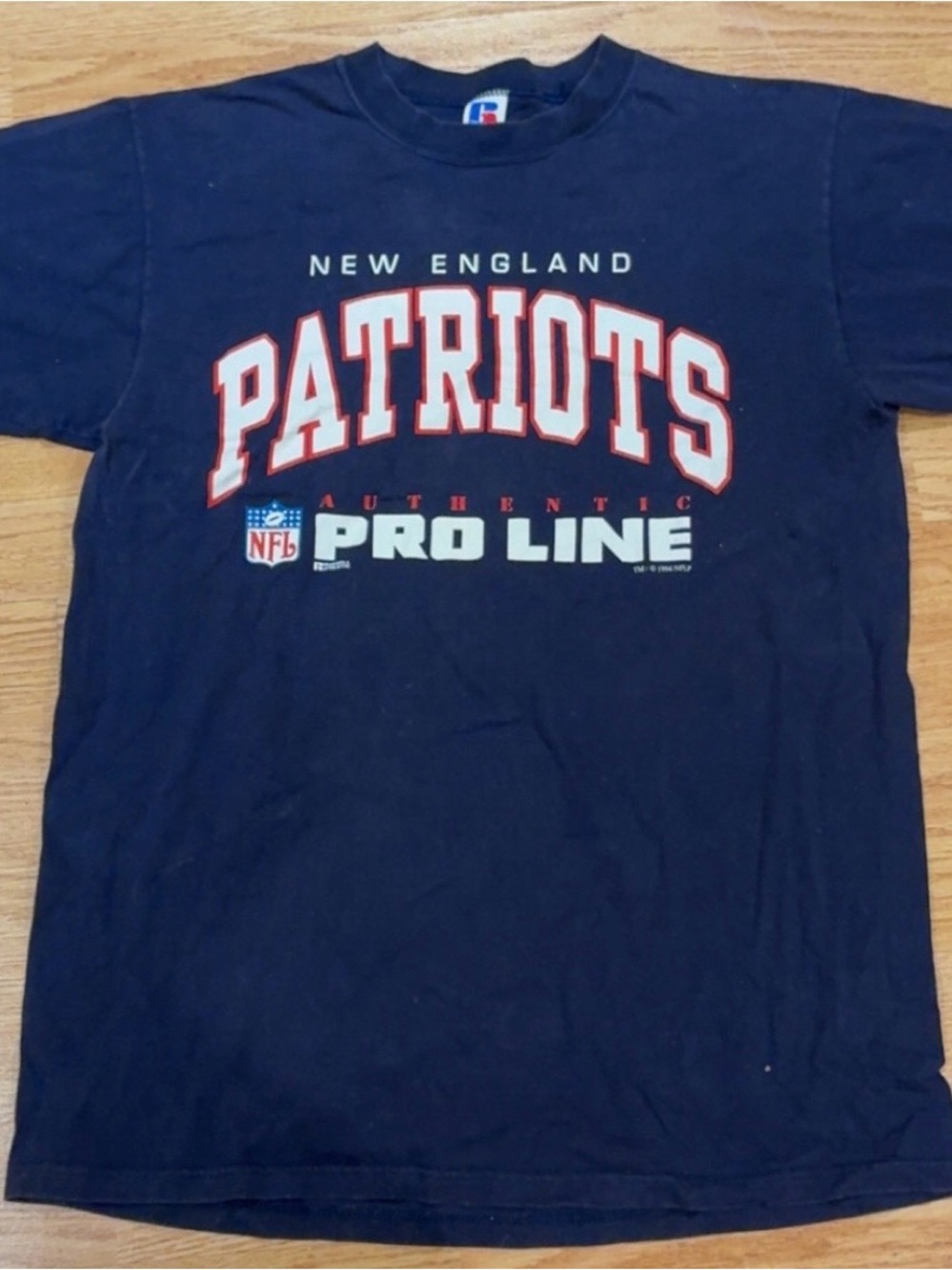 Russell Athletic Navy New England Patriots 'Pro Line' Graphic Tee